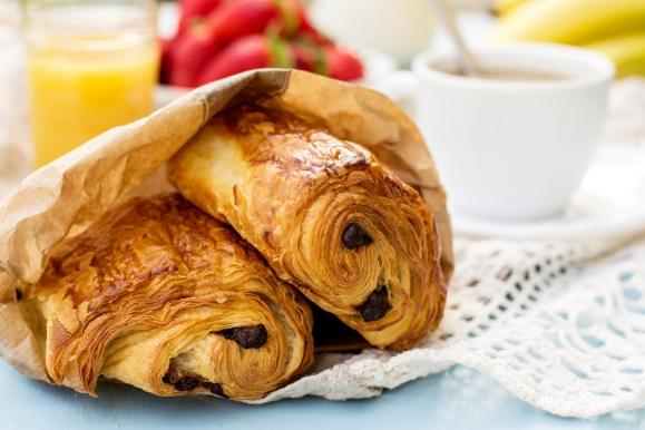 pain au chocolat petit déjeuner