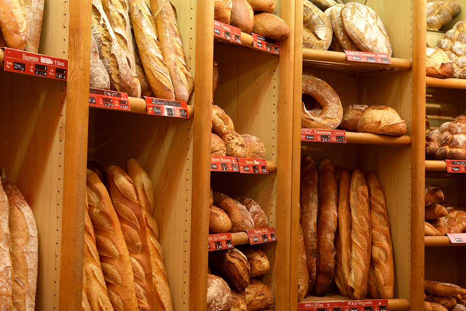 étagère boulangerie